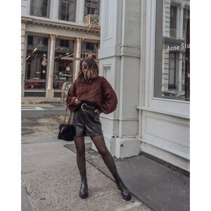 ✨Weekday Lizzie Jumper Brown Sz Large Sweater✨